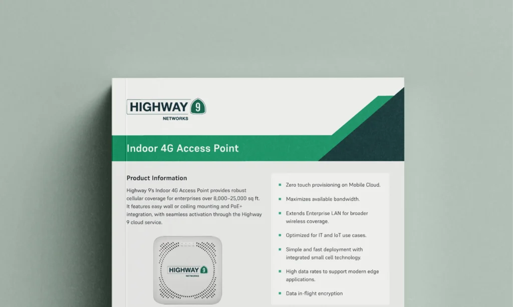 Highway 9 Indoor 4G Access Point