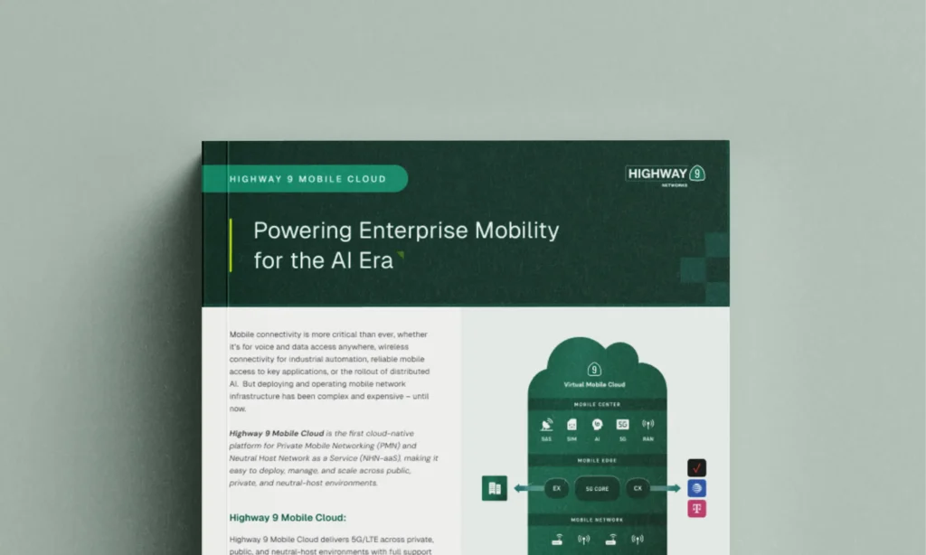Highway 9 Mobile Cloud – Product Snapshot