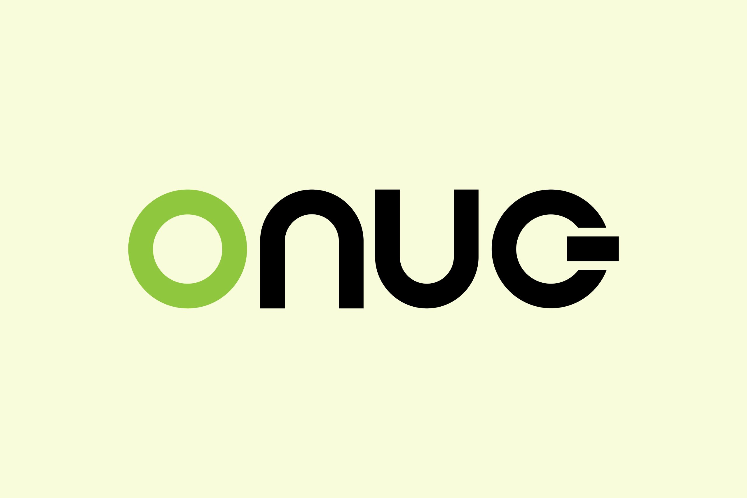 ONUG logo: a stylized design featuring the letters O, N, U, and G, representing the brand identity of ONUG.