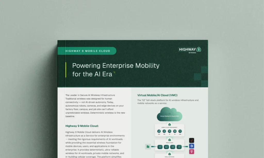 Highway 9 Mobile Cloud – Product Snapshot